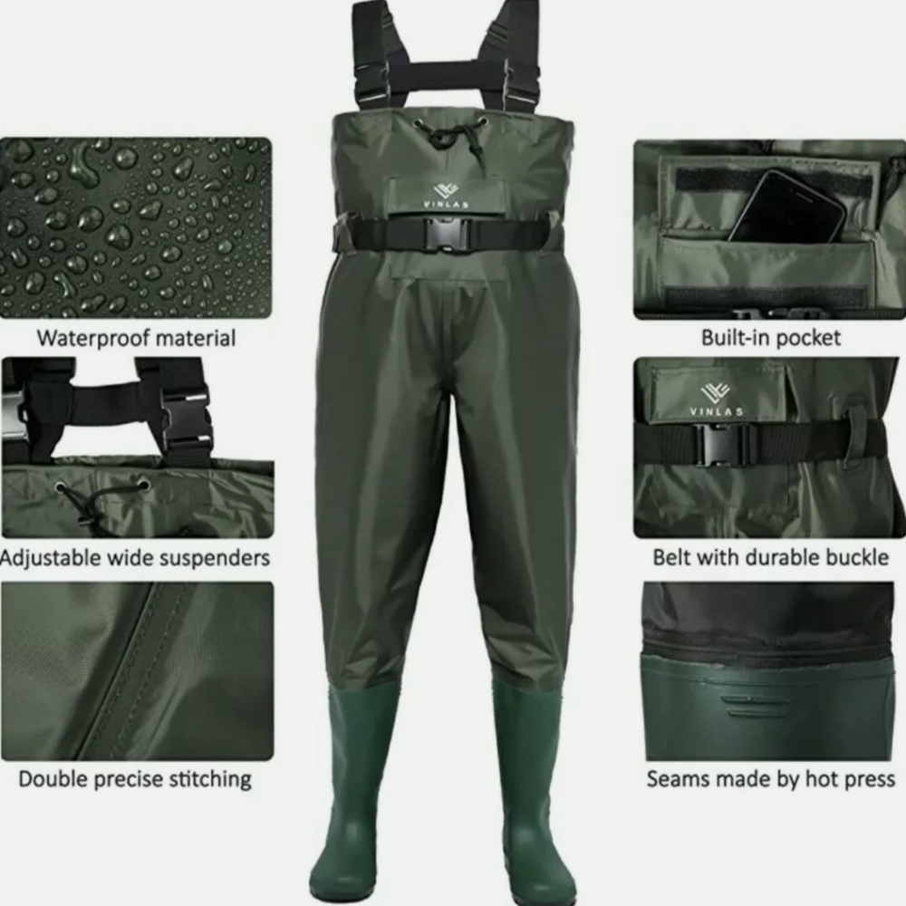 Vinlas Kids Chest Waders size 12/13